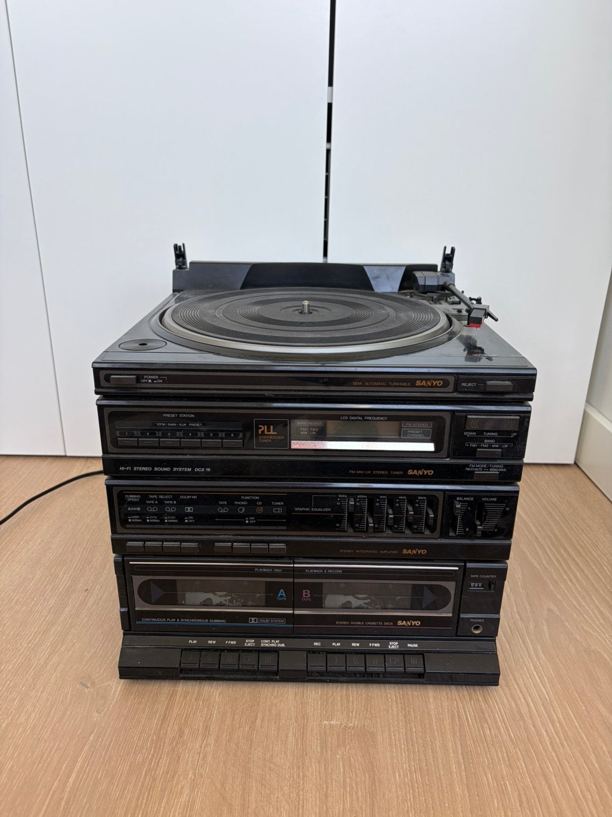 Platenspeler  Sanyo DCX 19, Ophalen, Zo goed als nieuw, Overige merken