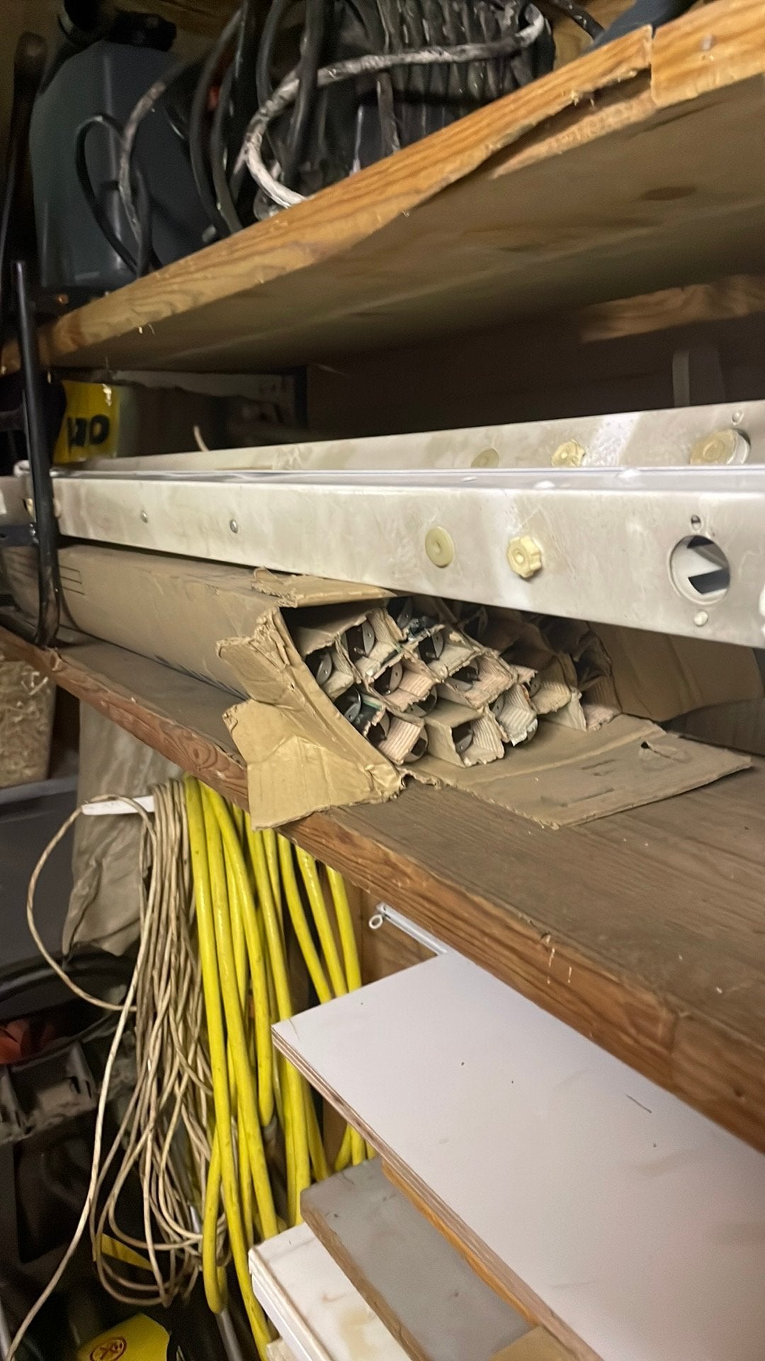 2 tl balk 80 cm en 20 tl lampen 30W, Ophalen, Gebruikt