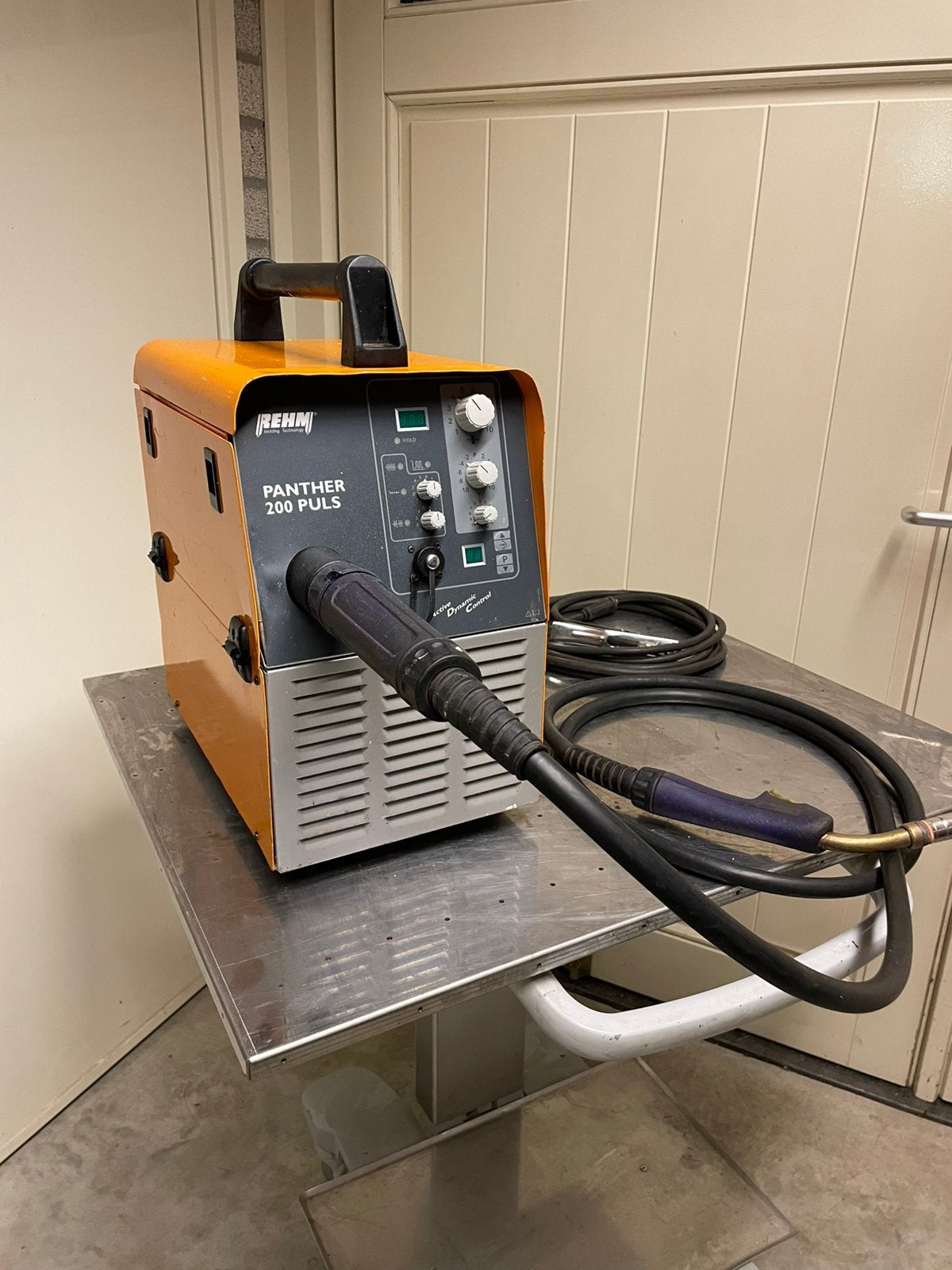 Rehm inverter puls MIG MAG lasapparaat 230V/ 200A, Ophalen, Zo goed als nieuw, 150 tot 250 ampère, Co2