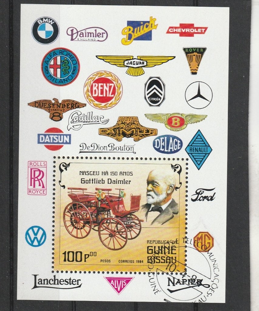 Auto Blok nr. 4, Ophalen of Verzenden, Gestempeld, Auto's