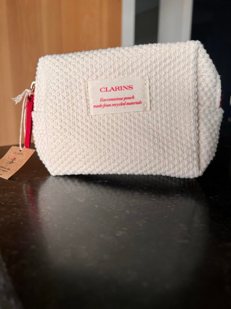 Clarins Toilettasje Make-uptasje Nieuw Eco-conscious, Sieraden, Tassen en Uiterlijk, Toilettassen, Verzenden, Nieuw, Overige kleuren