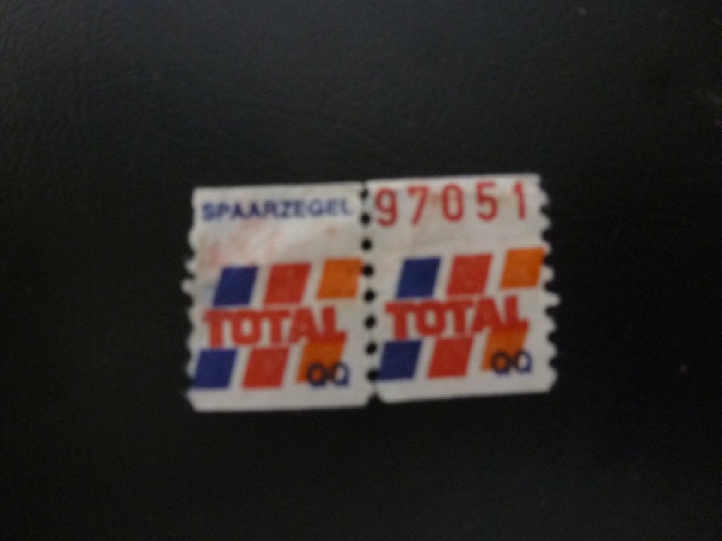 Spaarzegels. Pompstation, Totaal (oud), Verzamelen, Ophalen of Verzenden, Gebruikt