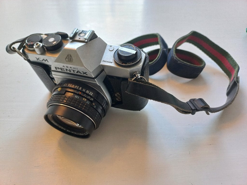 Pentax Asahi KM camera, Ophalen of Verzenden, Gebruikt, Spiegelreflex, Pentax