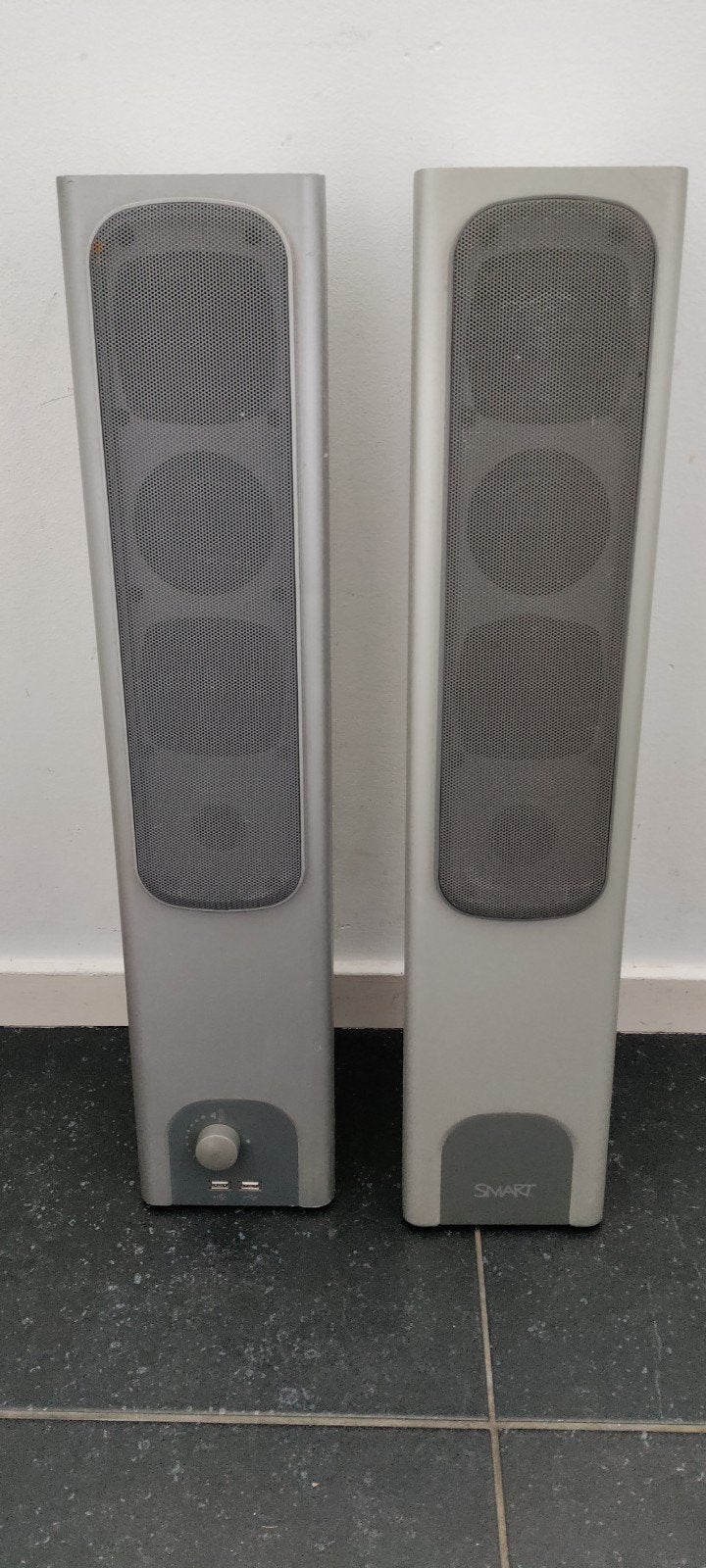 Luidspreker,SMART,USB,Audio System,Computer,PC,grijs,Toren, Computers en Software, Pc speakers, Zo goed als nieuw, Ophalen of Verzenden