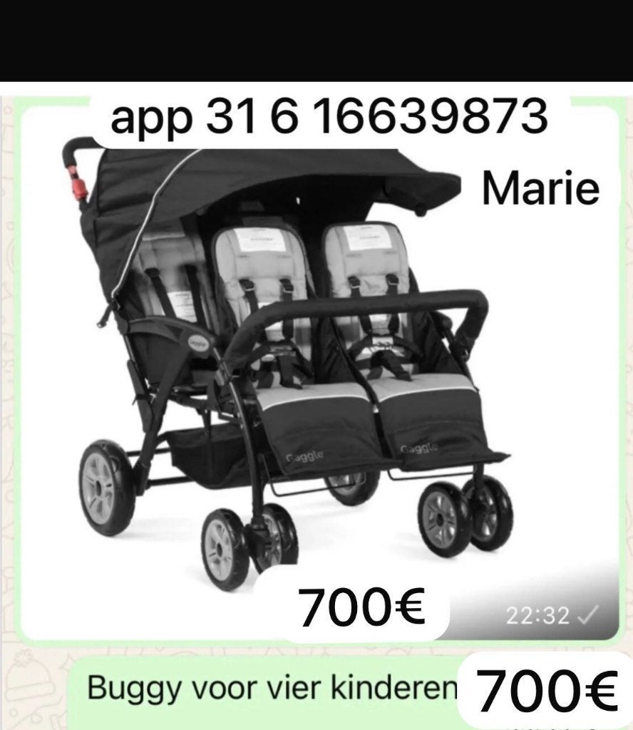 buggy voor 4 kinderen, Kinderen en Baby's, Buggy's, Ophalen, Nieuw, Overige merken