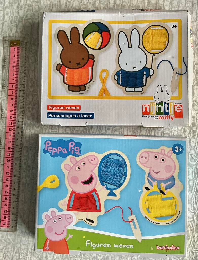 Figuur weven Nijntje of peppa big nw, Ophalen of Verzenden, Nieuw
