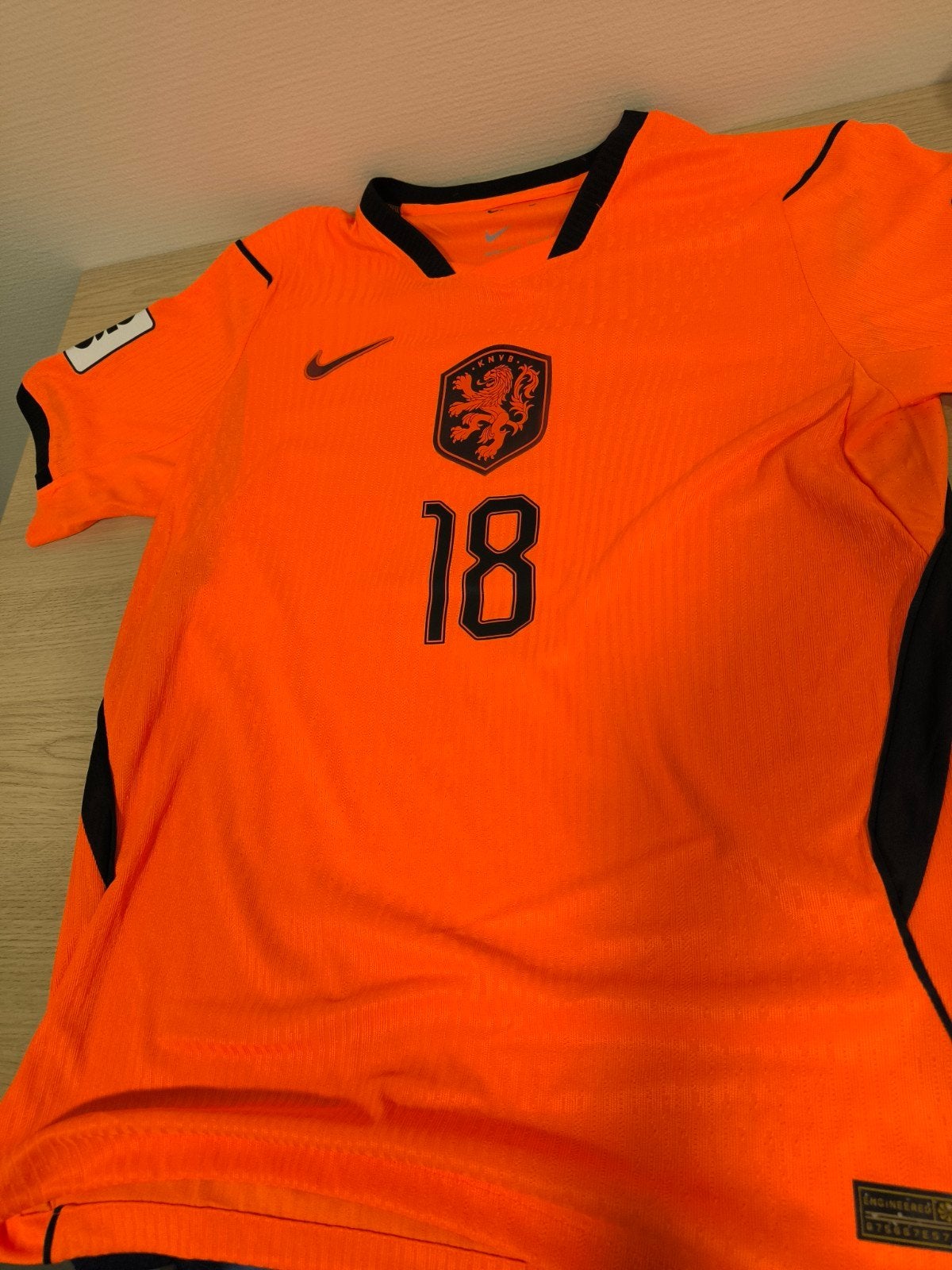 Nederlands Elftal Shirt Malen WK 2026 Spelers Editie L, Sport en Fitness, Voetbal, Maat L, Ophalen of Verzenden, Zo goed als nieuw