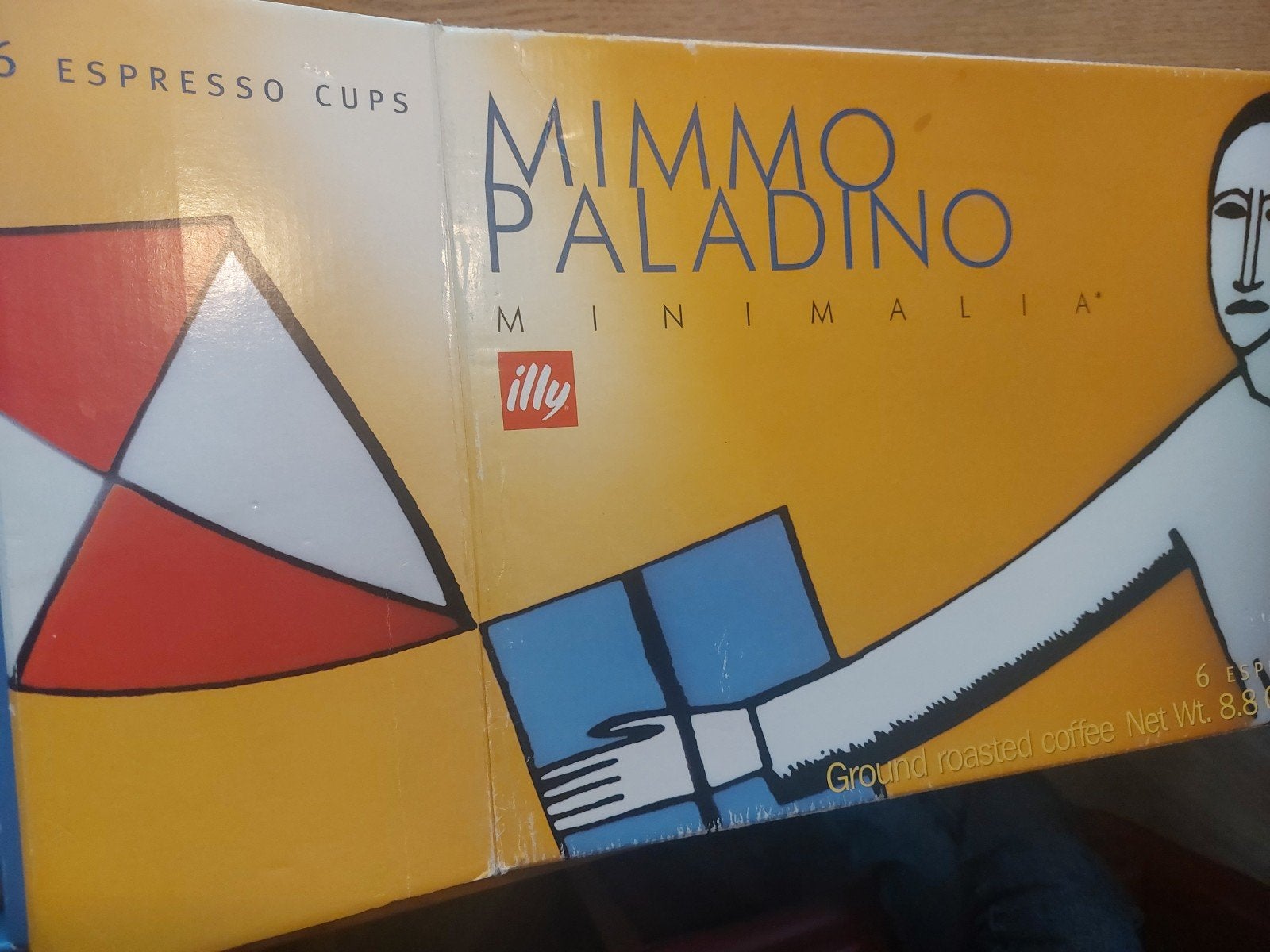 Illy espresso kopjes, Mimmo Paladino collectors item, Ophalen, Zo goed als nieuw, Kop(pen) en/of Schotel(s), Porselein