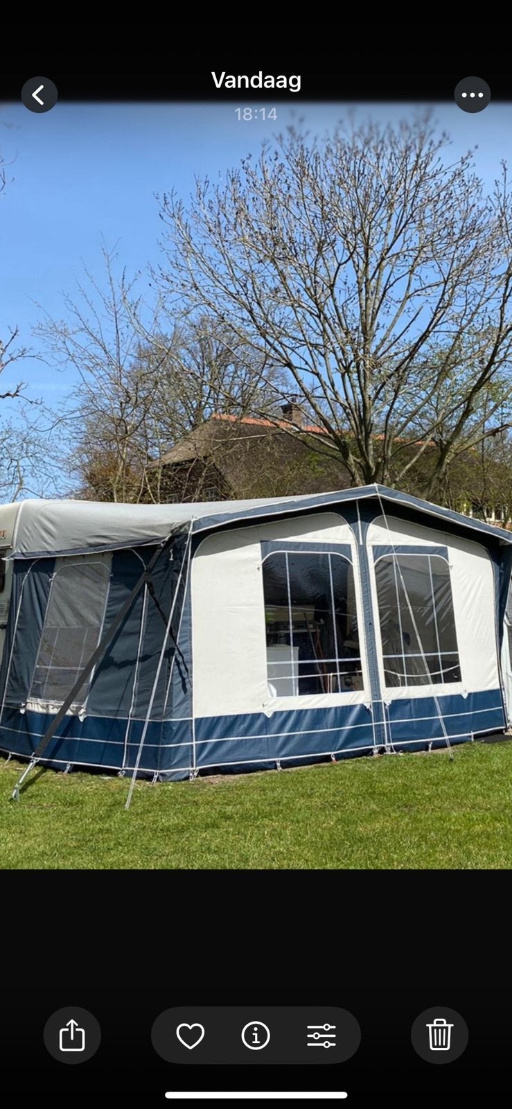 Dorema voortent 2.70 diep, Caravans en Kamperen, Voortenten en Luifels, Ophalen, Gebruikt, Ten Cate All Season 200g/m2