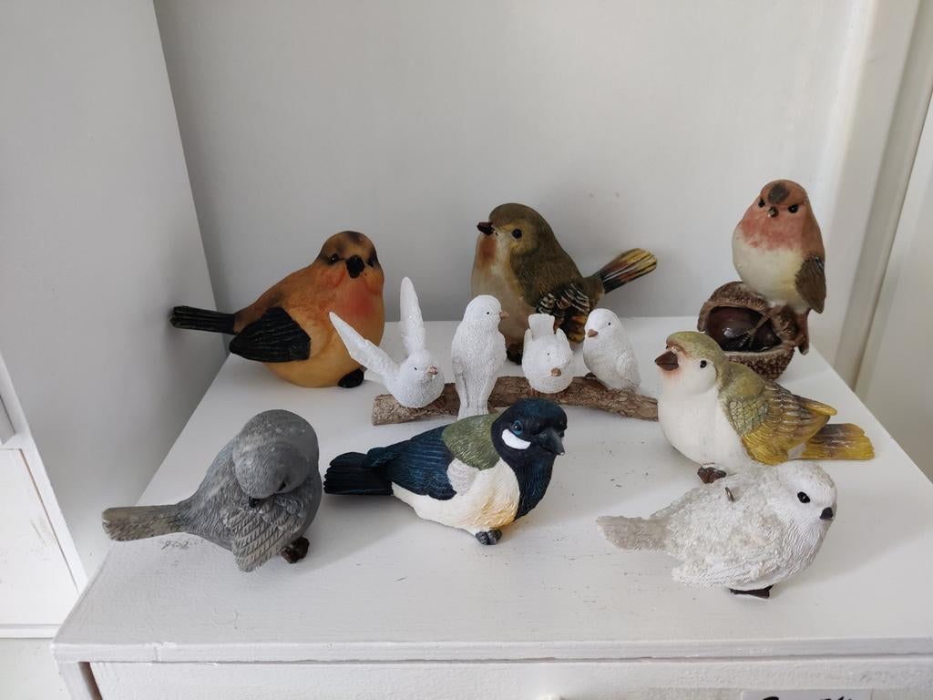 Vogel beeldjes nog 5 stuks, Ophalen of Verzenden, Zo goed als nieuw, Dier