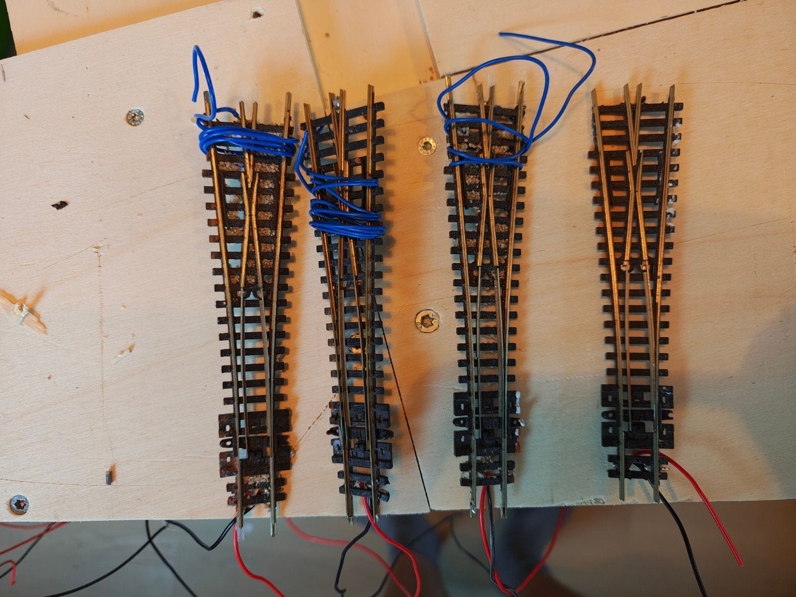 peco code 55 Y wissels, Overige merken, Gebruikt, Gelijkstroom, Rails