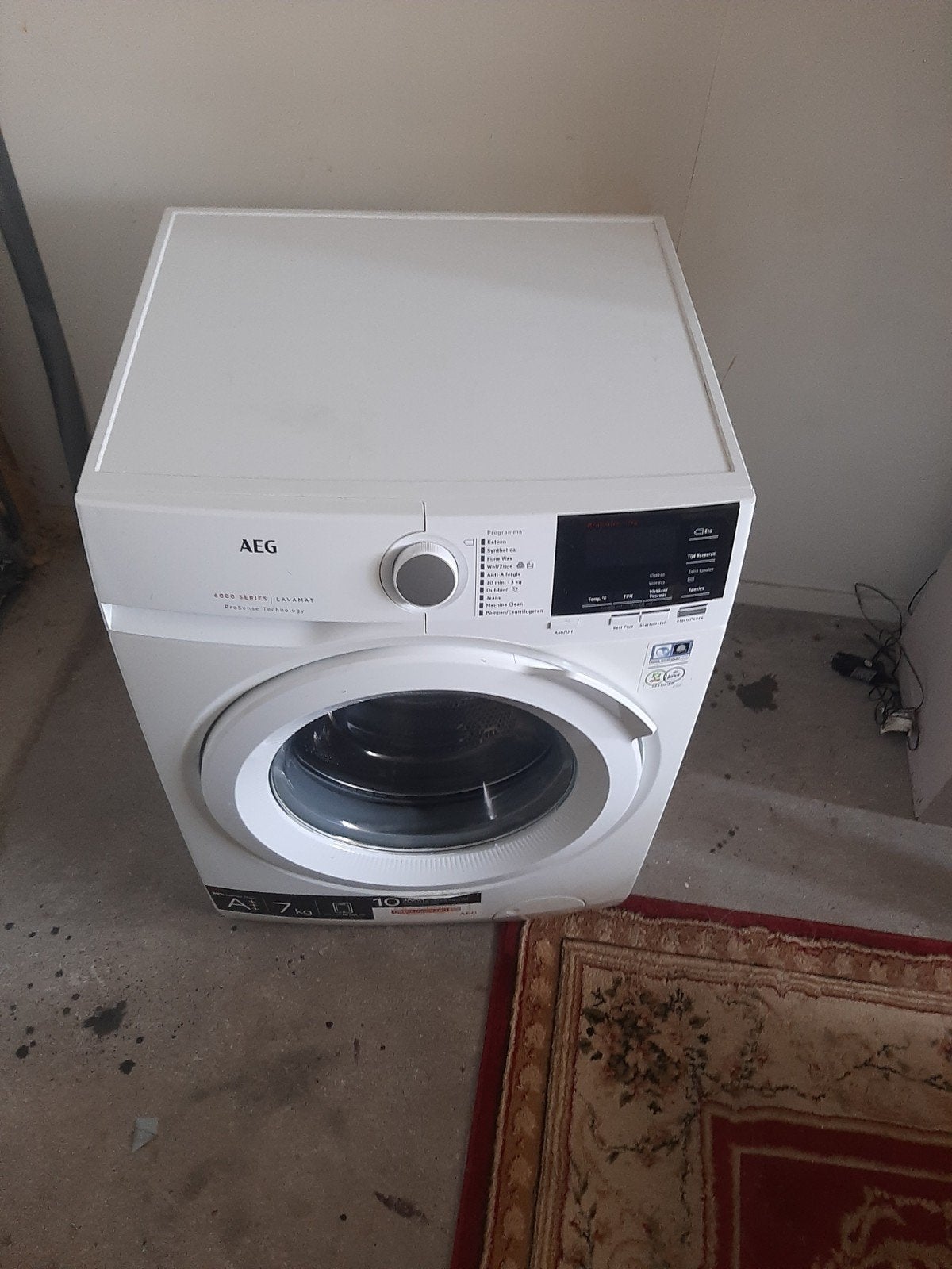 AEG 6000 Serie Lavamat wasmachine - 7 kg, Energieklasse A, Ophalen, Zo goed als nieuw, Voorlader, Energieklasse A of zuiniger
