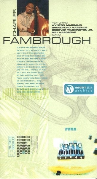 Charles Fambrough - Modern Jazz Archive (2CD), Jazz-fusion, Ophalen of Verzenden, Inclusief boekje, Nieuw in verpakking
