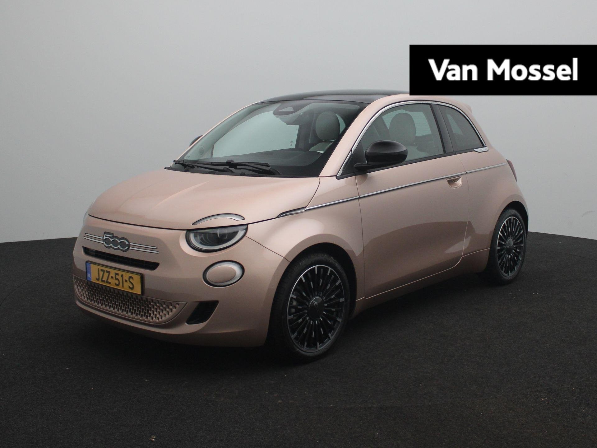 Fiat 500 1.0 Hybrid La Prima | 17"Lichtmetalen Velgen | Navi, Auto's, 12 maanden, Gebruikt, Euro 6, 4 stoelen