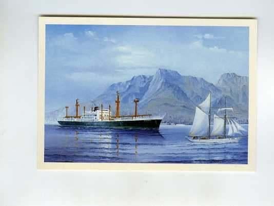 scheepvaart-foto/kaart-KAAPSTAD- streefkerk-VNS, Verzamelen, Ophalen of Verzenden, Zo goed als nieuw, Boek of Tijdschrift