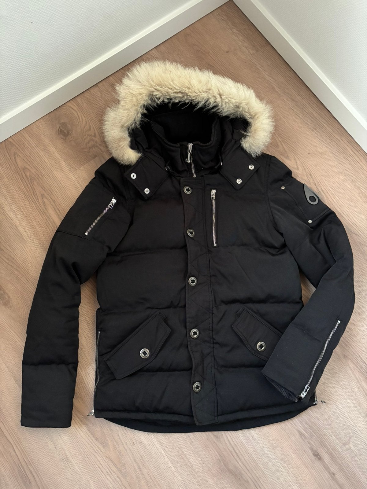 Moose Knuckles winterjas heren, Ophalen of Verzenden, Gedragen, Zwart