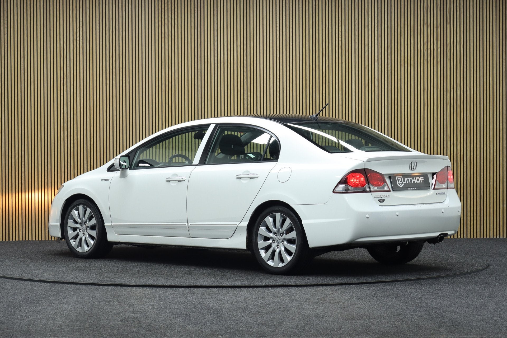 Honda Civic 1.3 Hybrid Elegance | Cruise-control | Stoelverw, Auto's, Honda, Euro 5, Stof, Gebruikt, Zwart