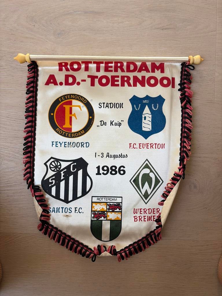 Feyenoord Rotterdam A.D.-Toernooi Vaantje 1986, Ophalen, Gebruikt, Feyenoord, Vaantje of Sjaal
