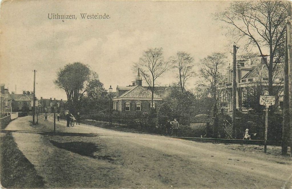 701-128-045 Uithuizen Westeinde, Verzenden, Voor 1920, Groningen