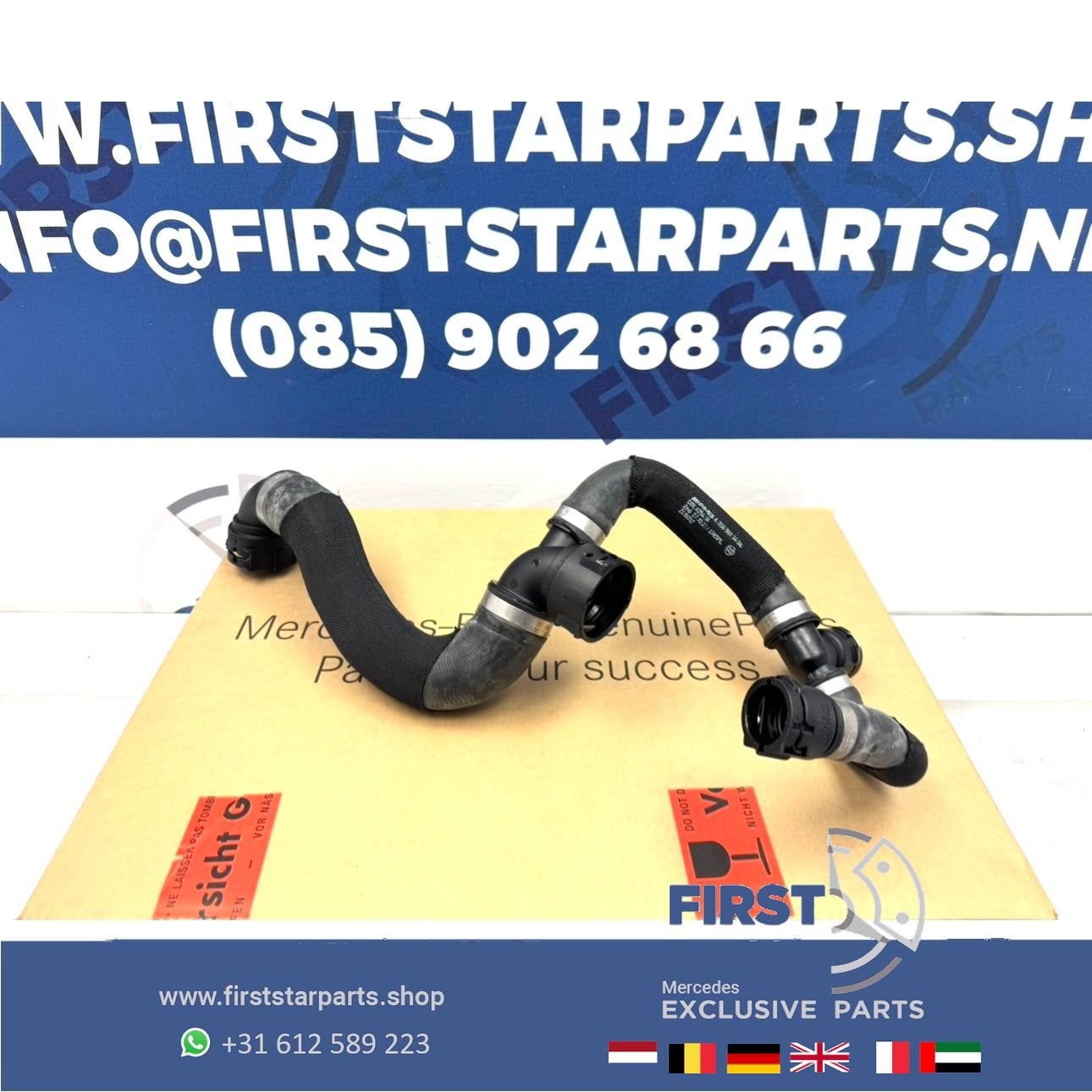 C63 KOELSLANG BUIS Mercedes W206 W254 W167 W236 AMG MOTOR SL, Gebruikt, -, Ophalen of Verzenden, -