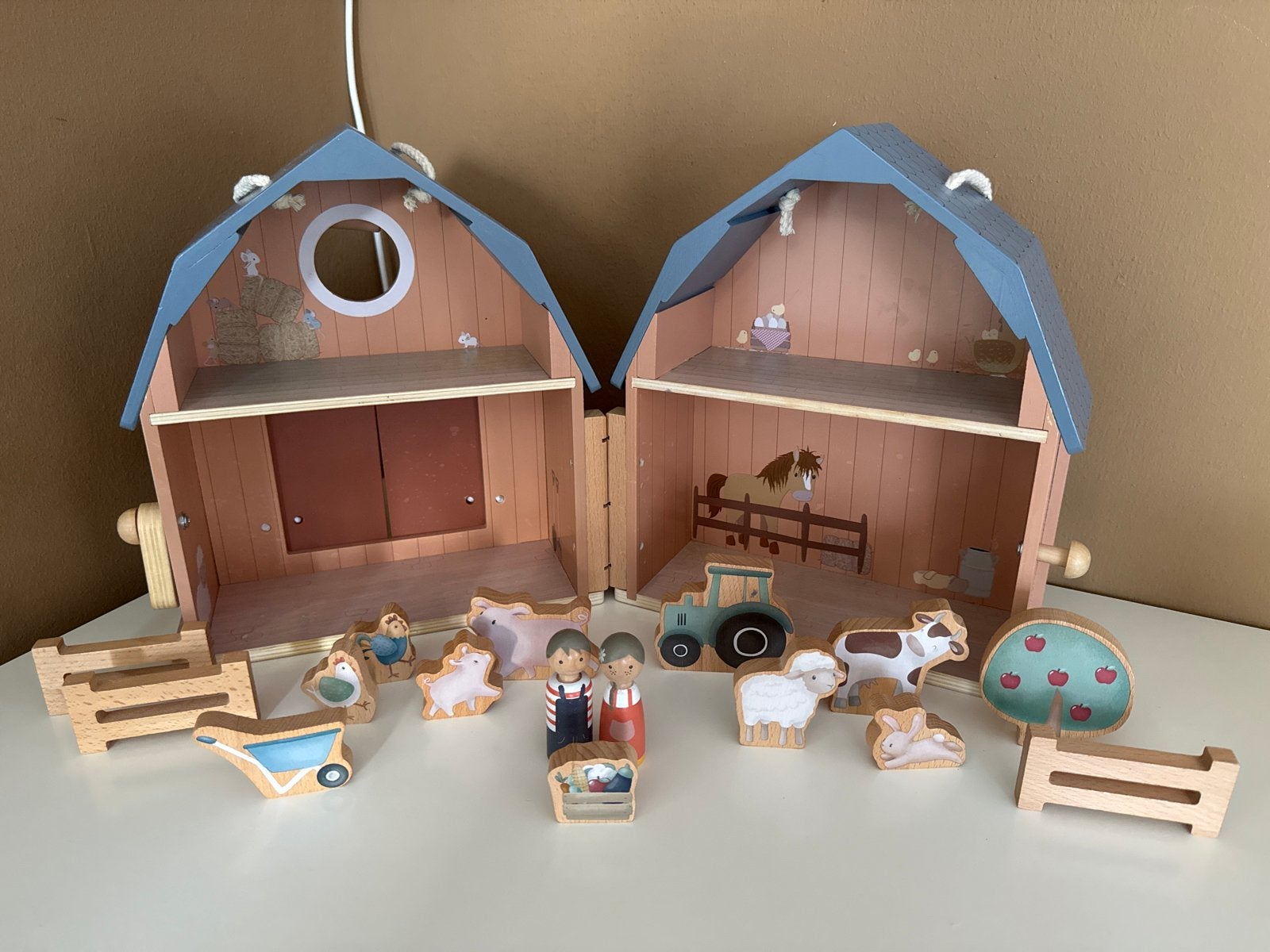 Little Dutch Houten Boerderij met Dieren en Accessoires, Ophalen of Verzenden, Gebruikt, Overige typen