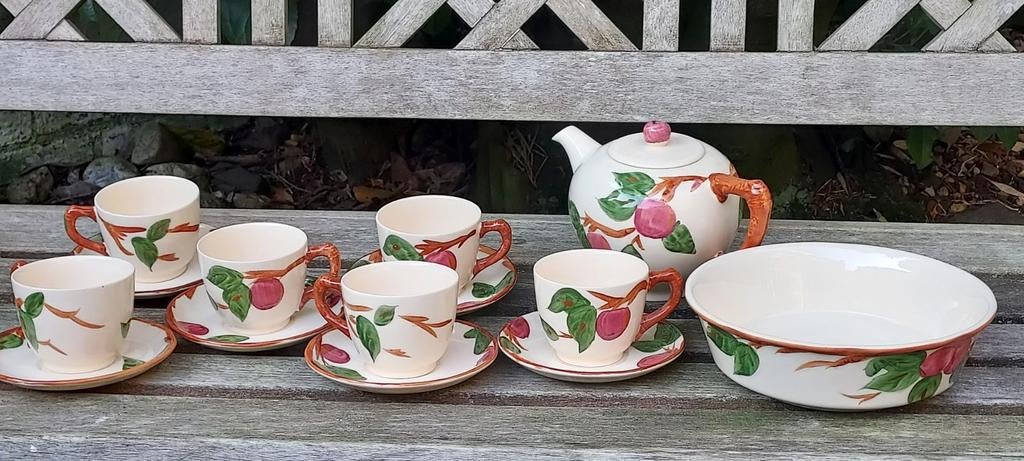 Prachtige set Franciscan Apple – Made in England – 14-delig, Ophalen of Verzenden