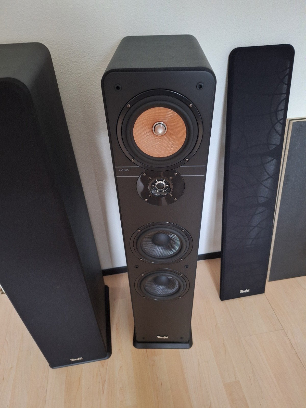 Teufel Ultima 40 Vloerstaande Luidsprekers (Paar), Audio, Tv en Foto, Vloerstaande luidspreker, Gebruikt, Geschikt voor surround/home cinema