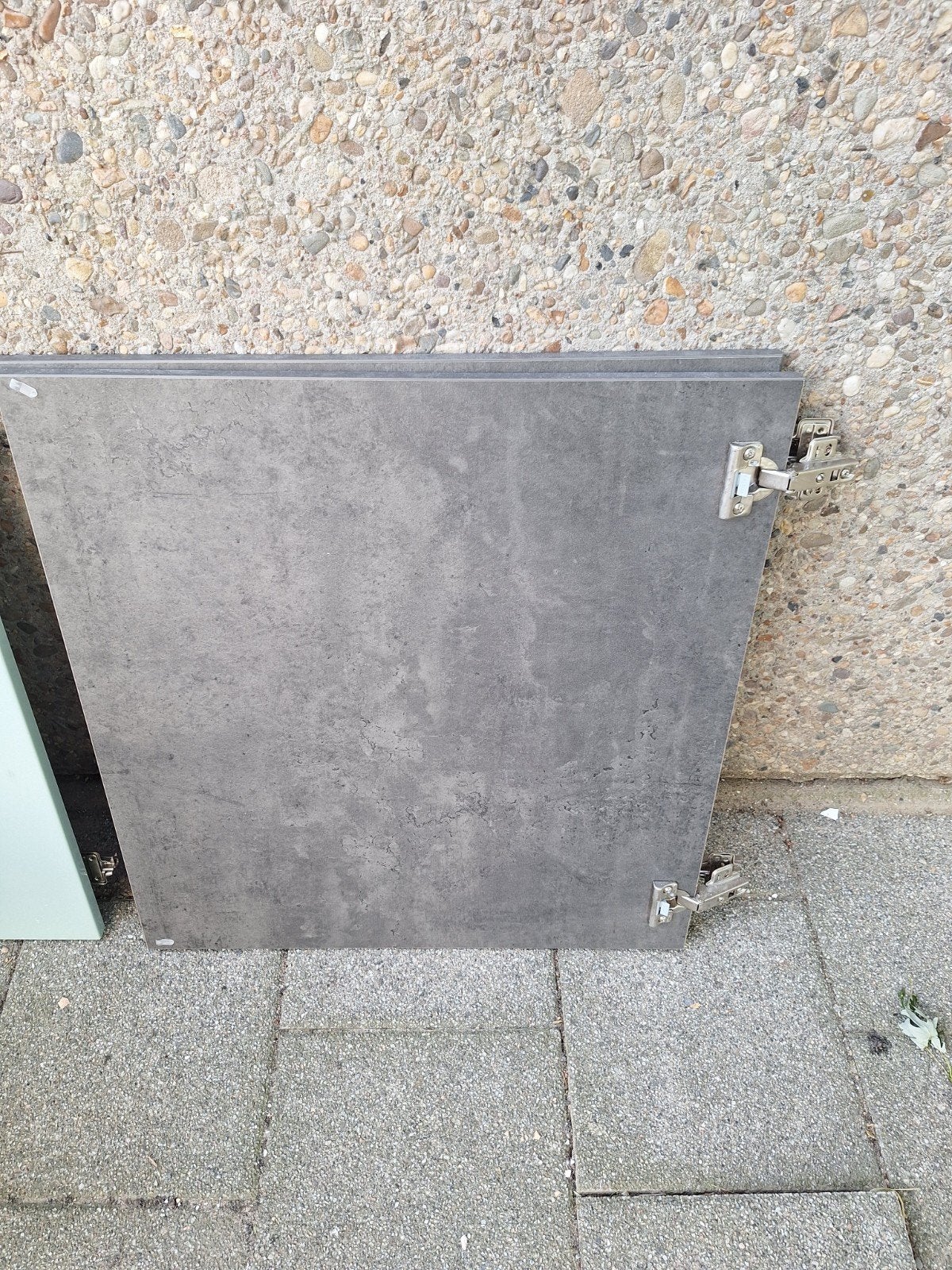 IKEA Besta deurtjes mintgroen en beton, Ophalen, Minder dan 50 cm, Zo goed als nieuw, Minder dan 25 cm