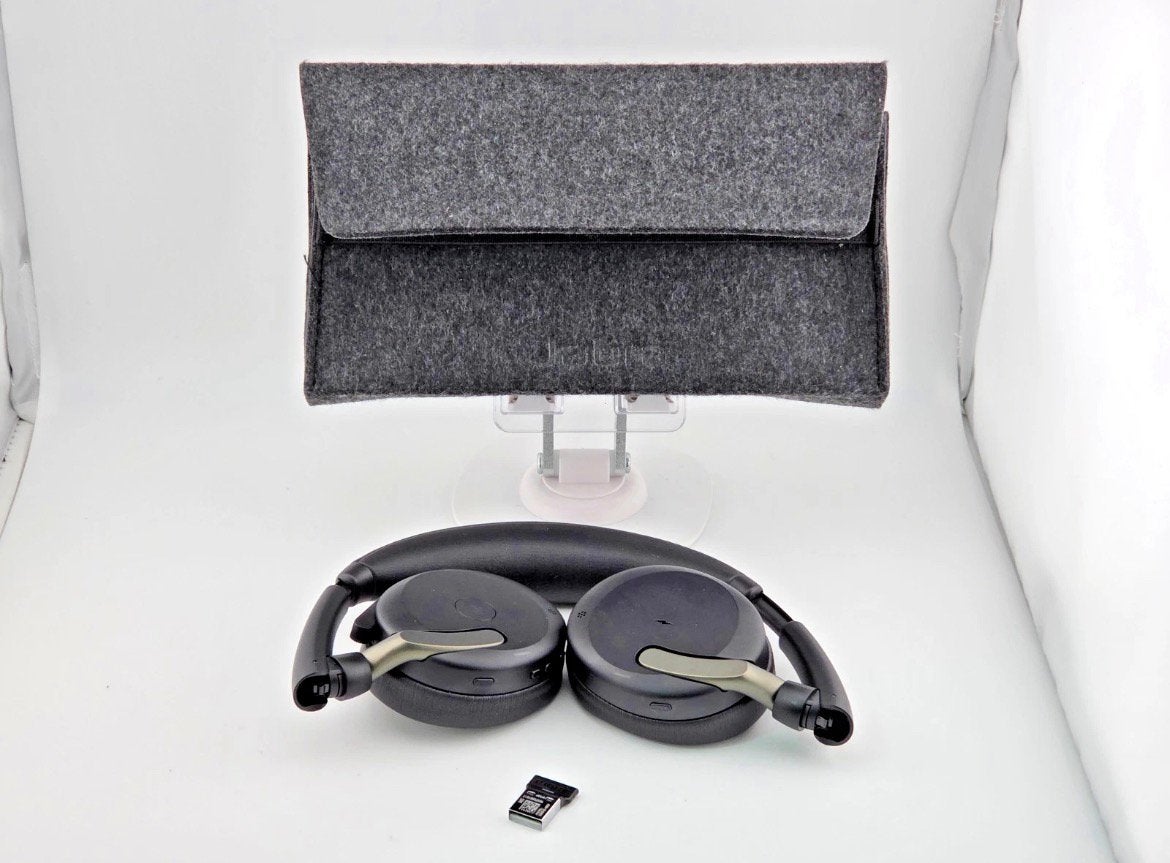 Jabra Evolve2 65 Flex - Draadloze koptelefoon, Gebruikt, Ophalen of Verzenden, Jabra, Zwart