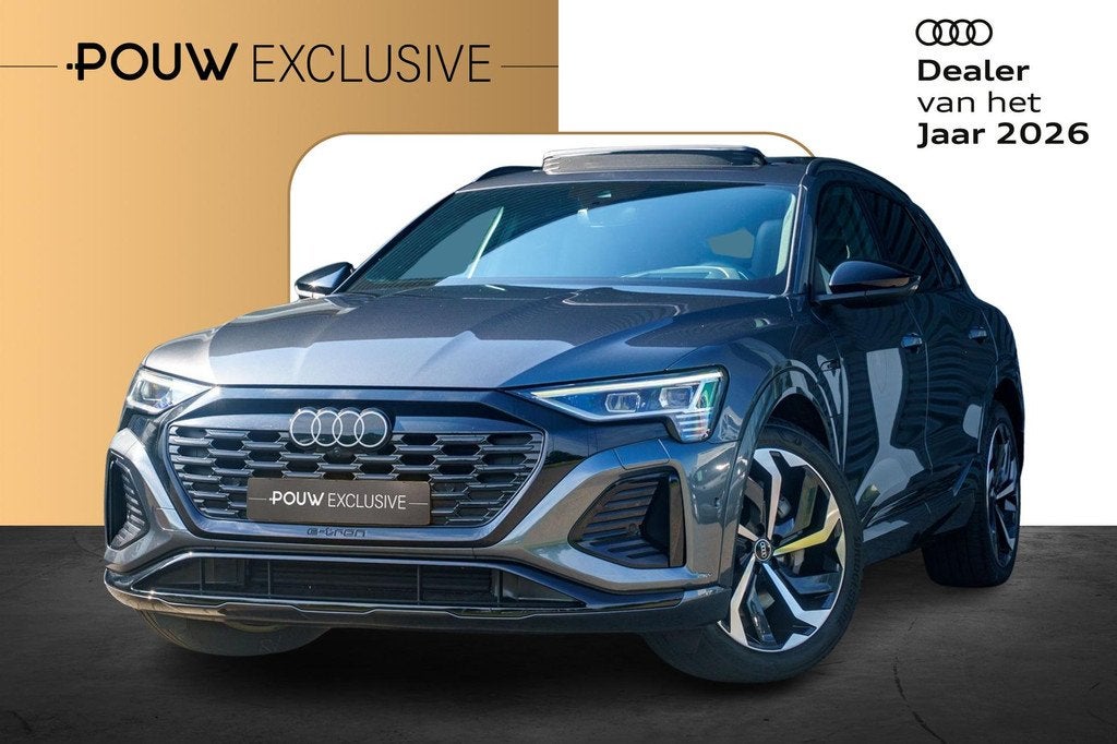 Audi Q8 e-tron 55 408pk quattro S Edition Competition 115 kW, Auto's, Audi, Automaat, Zwart, Q8 e-tron, Vierwielaandrijving