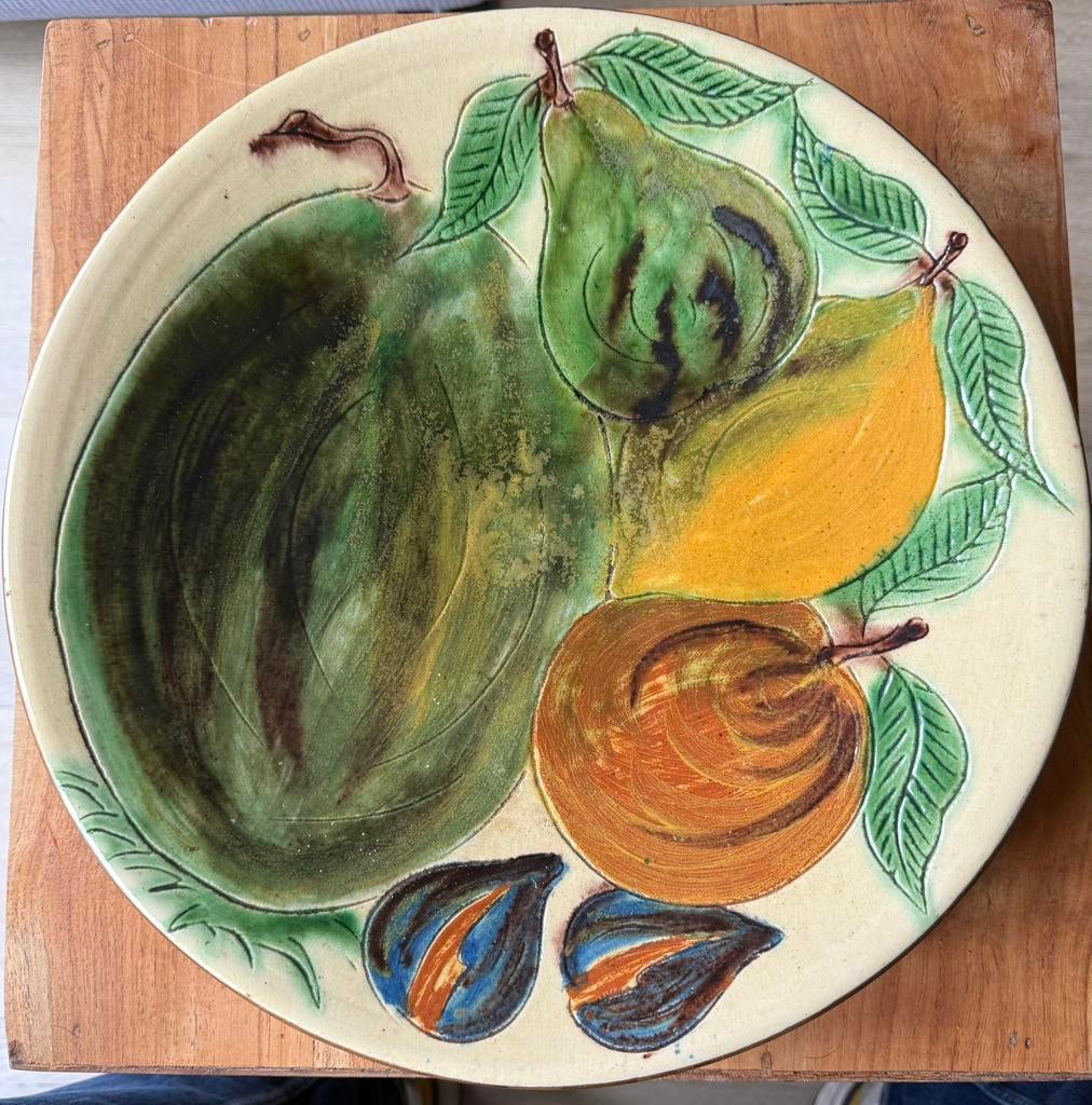 Grote Puigdemont fruitschaal / wandbord – Ø 35 cm (maat L), Ophalen of Verzenden