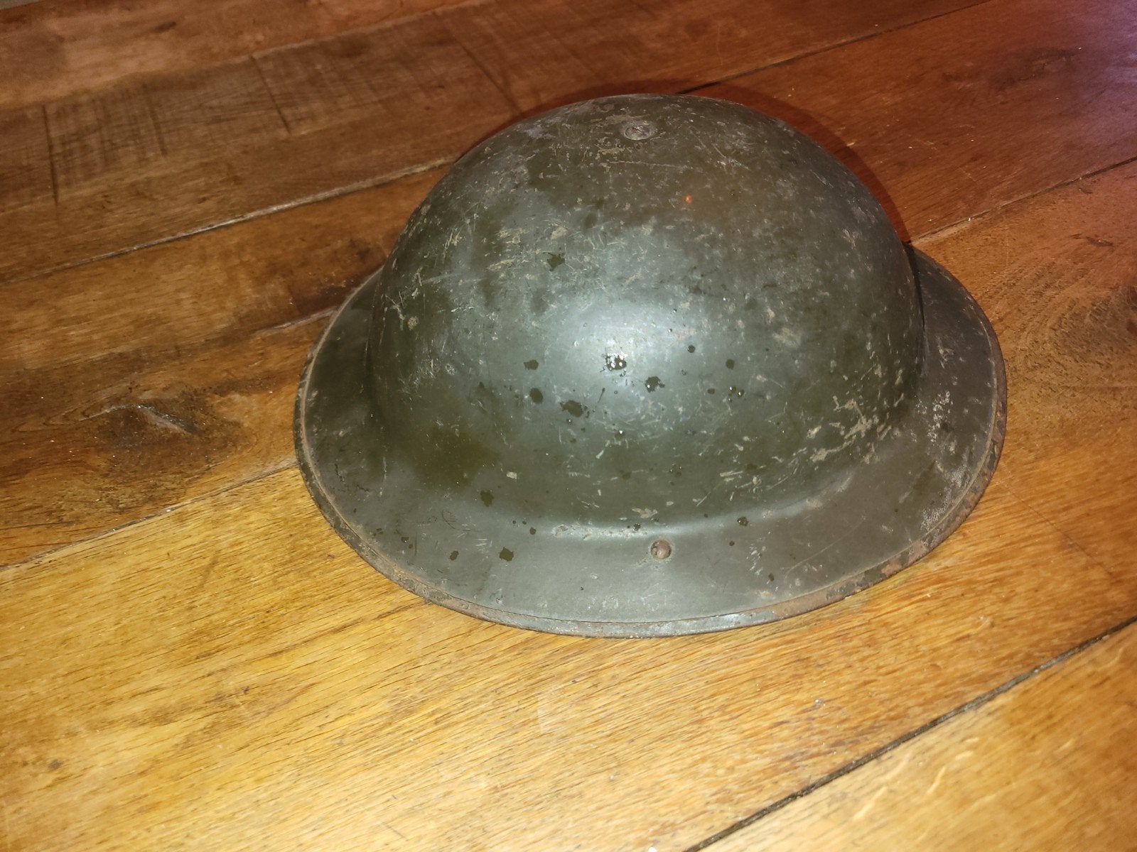 Vintage leger helm, Ophalen, Landmacht, Engeland, Helm of Baret