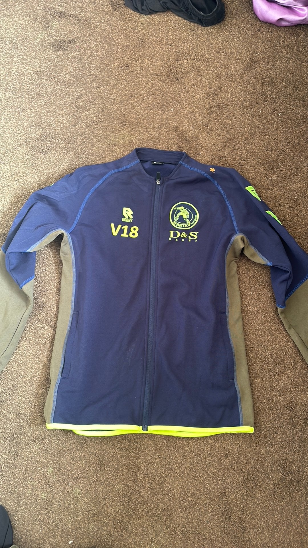 Sparta Presentatie jasje en t shirt 2020/2021, Blauw, Ophalen of Verzenden, Voetbal, Gedragen