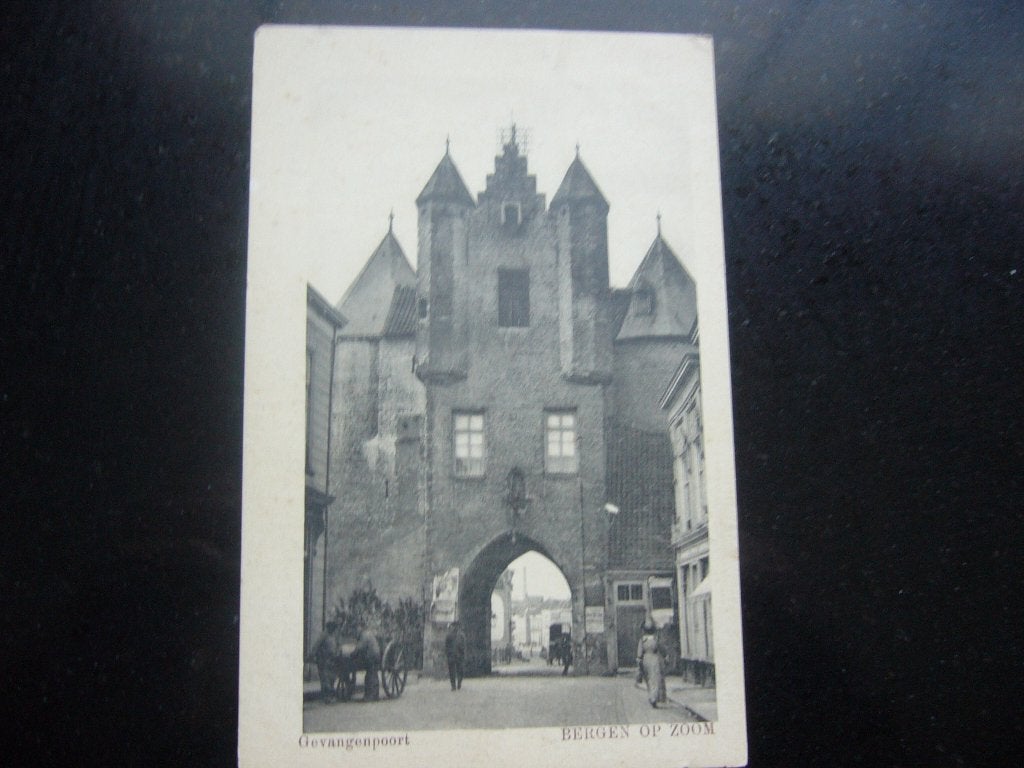 BERGEN OP ZOOM   =  GEVANGENPOORT   BRIEFKAART, Ophalen of Verzenden, Voor 1920, Ongelopen, Noord-Brabant