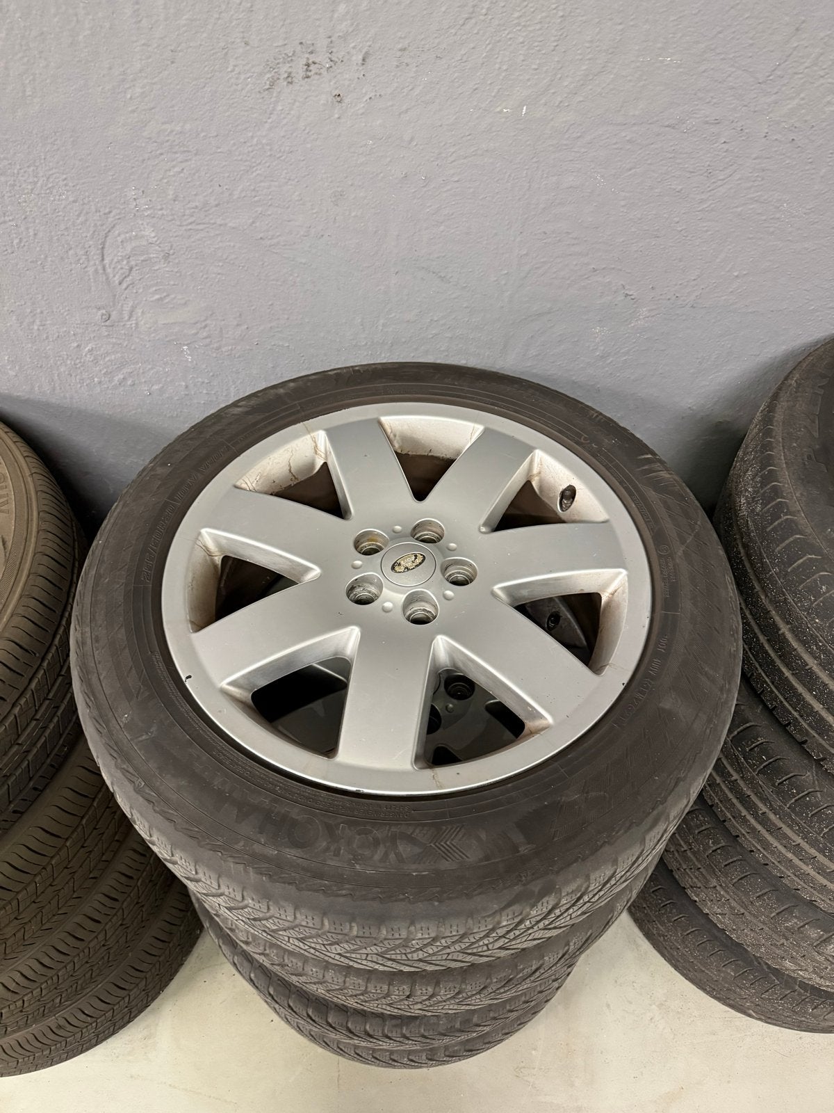 20 inch Banden velgen voor Land Range Rover L322 255/50R20, Auto-onderdelen, Banden en Velgen, Gebruikt, 255 mm, Banden en Velgen