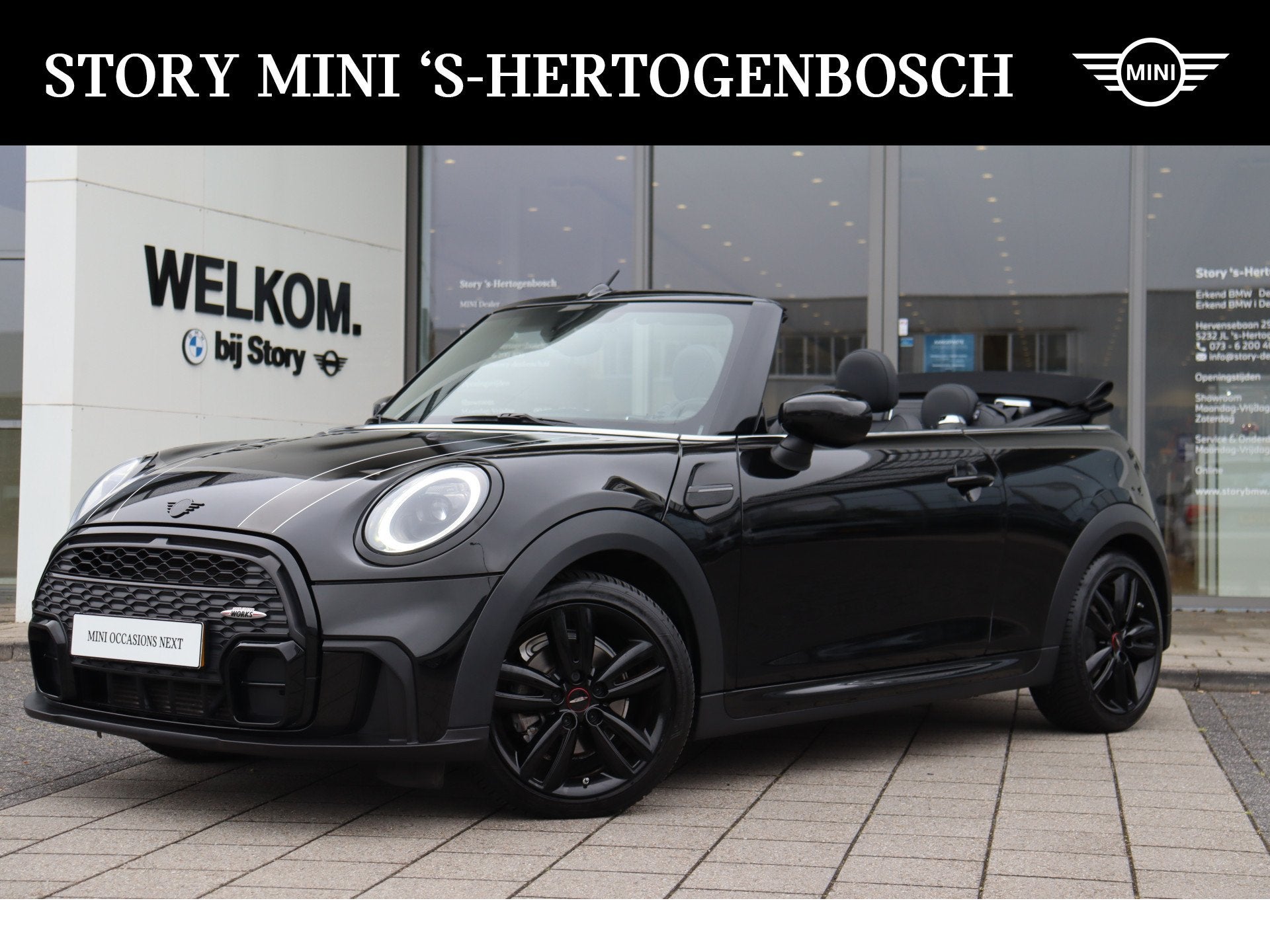 MINI Cabrio Cooper JCW Automaat / Sportstoelen / Achteruitri