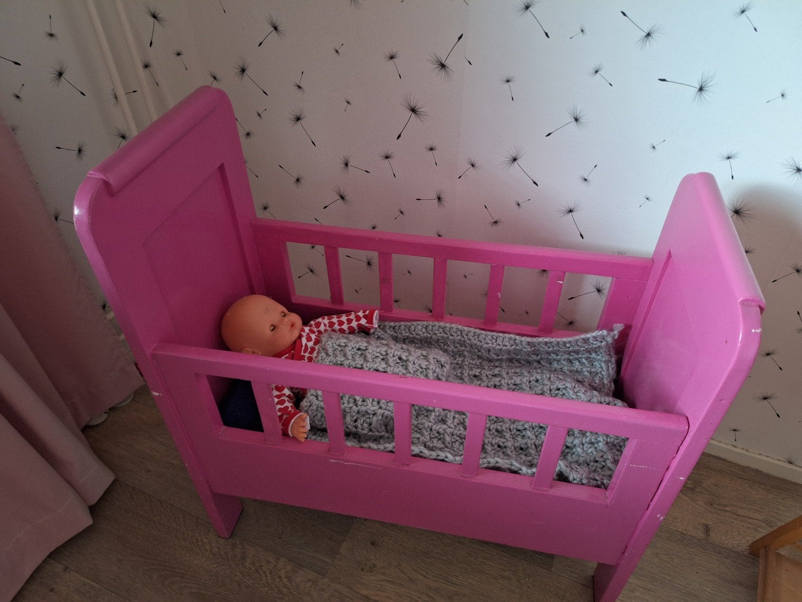 poppen bed, Ophalen, Gebruikt, Babypop