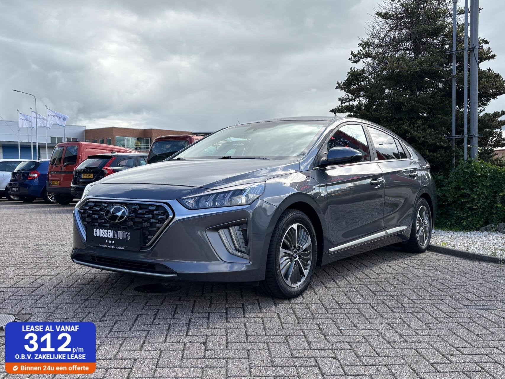 Hyundai IONIQ 1.6 GDi PHEV Comfort, Trekhaak, Carplay!, Auto's, Hyundai, Dealer onderhouden, Stof, Gebruikt, Automatische klimaatregeling