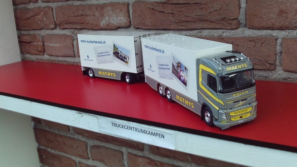 Tekno  Volvo  FH4  Globetrotter  van  Mathys., Hobby en Vrije tijd, Ophalen of Verzenden, Nieuw, Bus of Vrachtwagen, Tekno