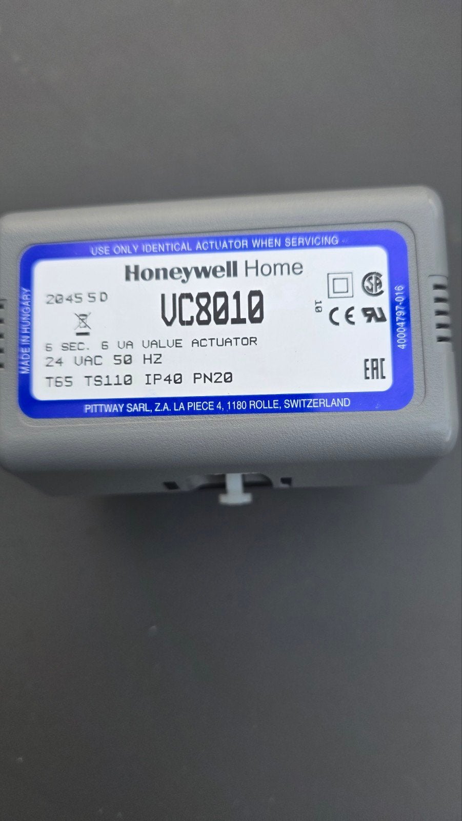Honeywell Home VC8010 VC motor driewegklep, Doe-het-zelf en Verbouw, Ophalen of Verzenden, Gebruikt