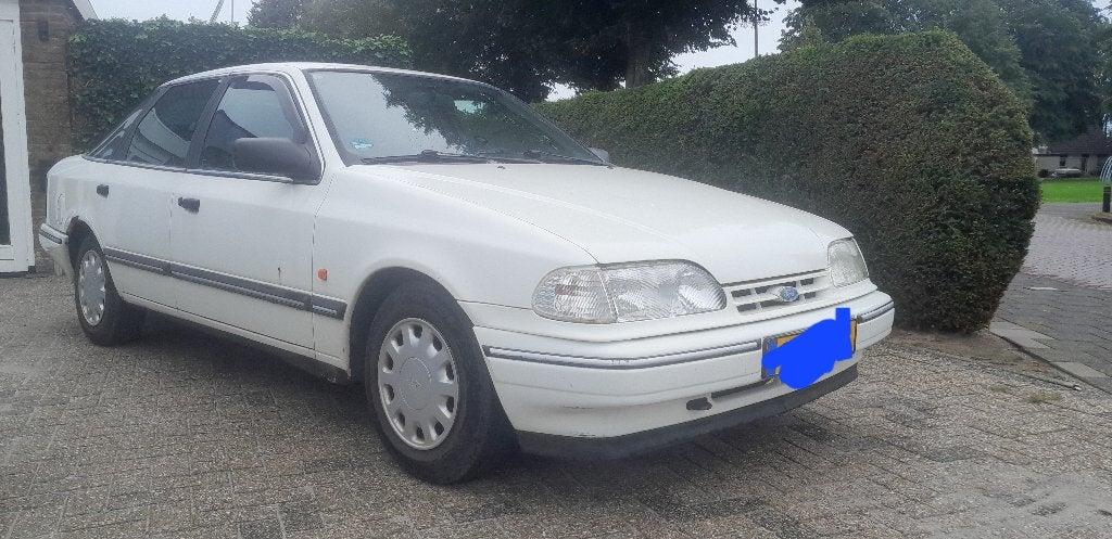 Ford Scorpio 2.0 I CLX U9 1992 Wit, 1998 cc, 1750 kg, 118 pk, 4 cilinders