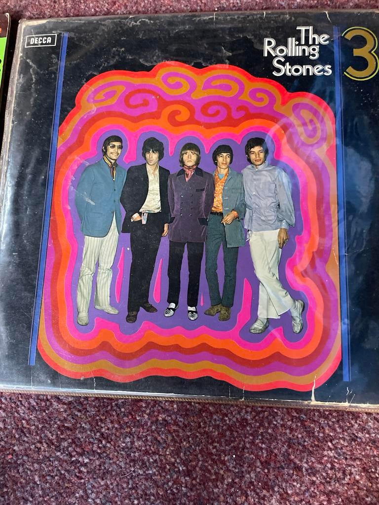 The Rolling Stones - 3 (Decca) & Some Girls LP's, Cd's en Dvd's, Vinyl | Rock, Ophalen of Verzenden, Gebruikt, 12 inch, Poprock
