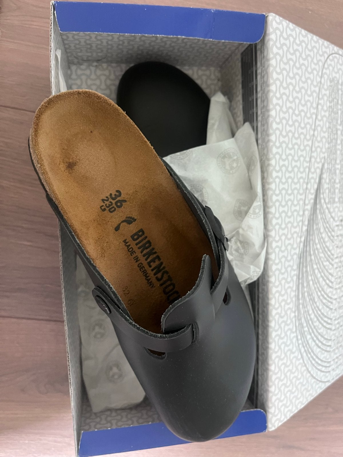 Nieuwe Birkenstock Boston Clogs - Zwart, Maat 36, Kleding | Dames, Ophalen of Verzenden, Nieuw, Zwart, Instappers