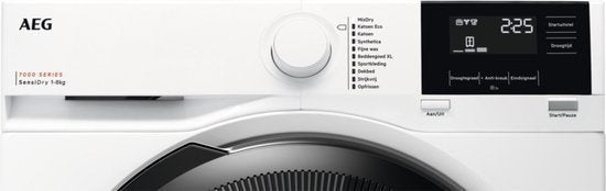 AEG warmtepompdroger TR738L4B - 7000 serie - SensiDry, Witgoed en Apparatuur, Wasdrogers, AEG, Postbus 1038 5602 BB Eindhoven