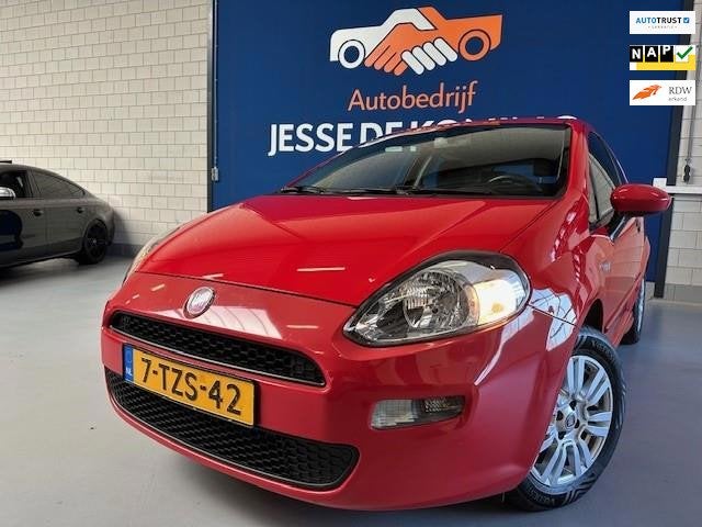 Fiat Punto Evo 0.9 TwinAir Street,bj.2014,kleur:rood,airco,s, Voorwielaandrijving, Euro 6, Start-stop-systeem, Origineel Nederlands