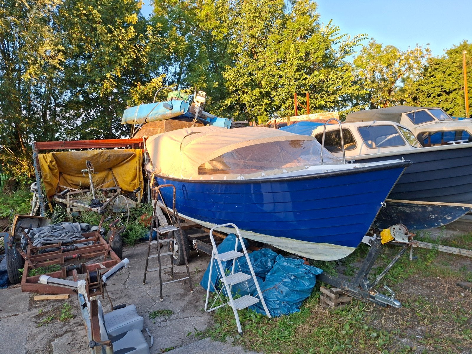 open Zweedse sloep, Binnenboordmotor, Diesel, 6 m, //