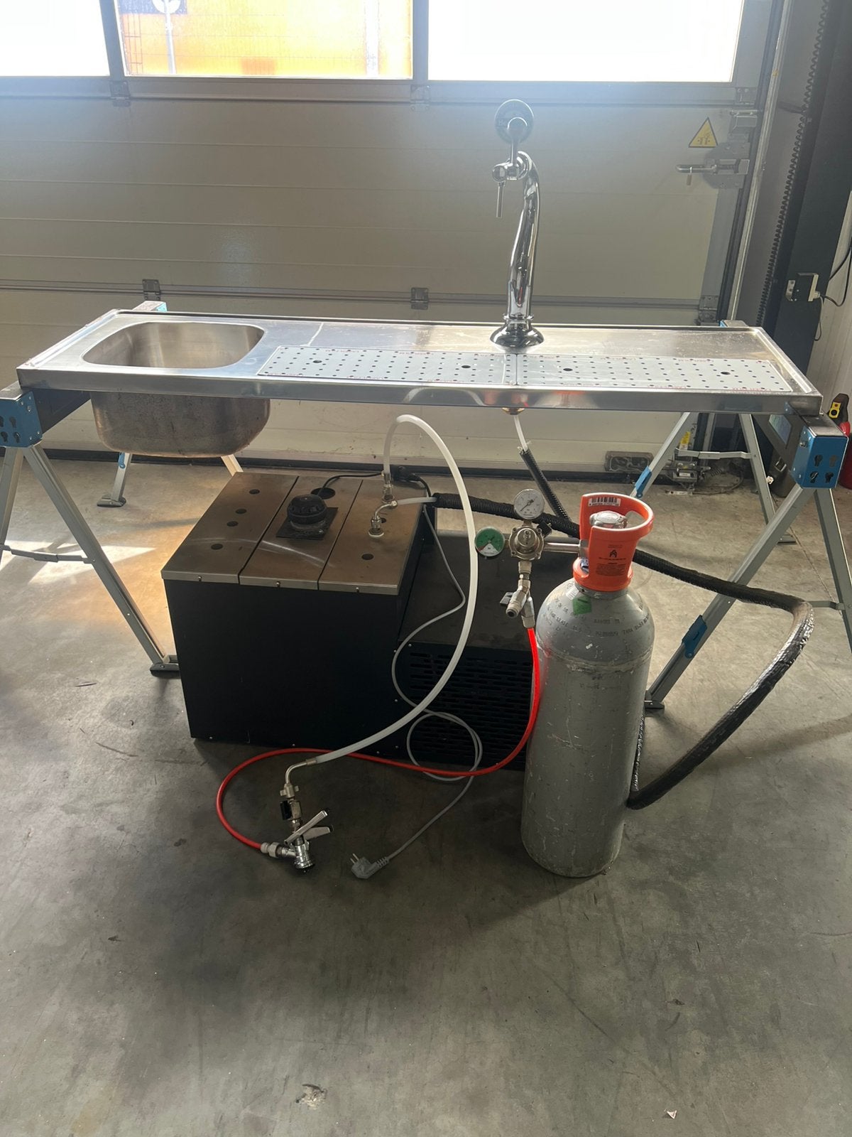 Komplete biertap set thuistap, Witgoed en Apparatuur, Thuistaps, Ophalen, Gebruikt, Overige merken