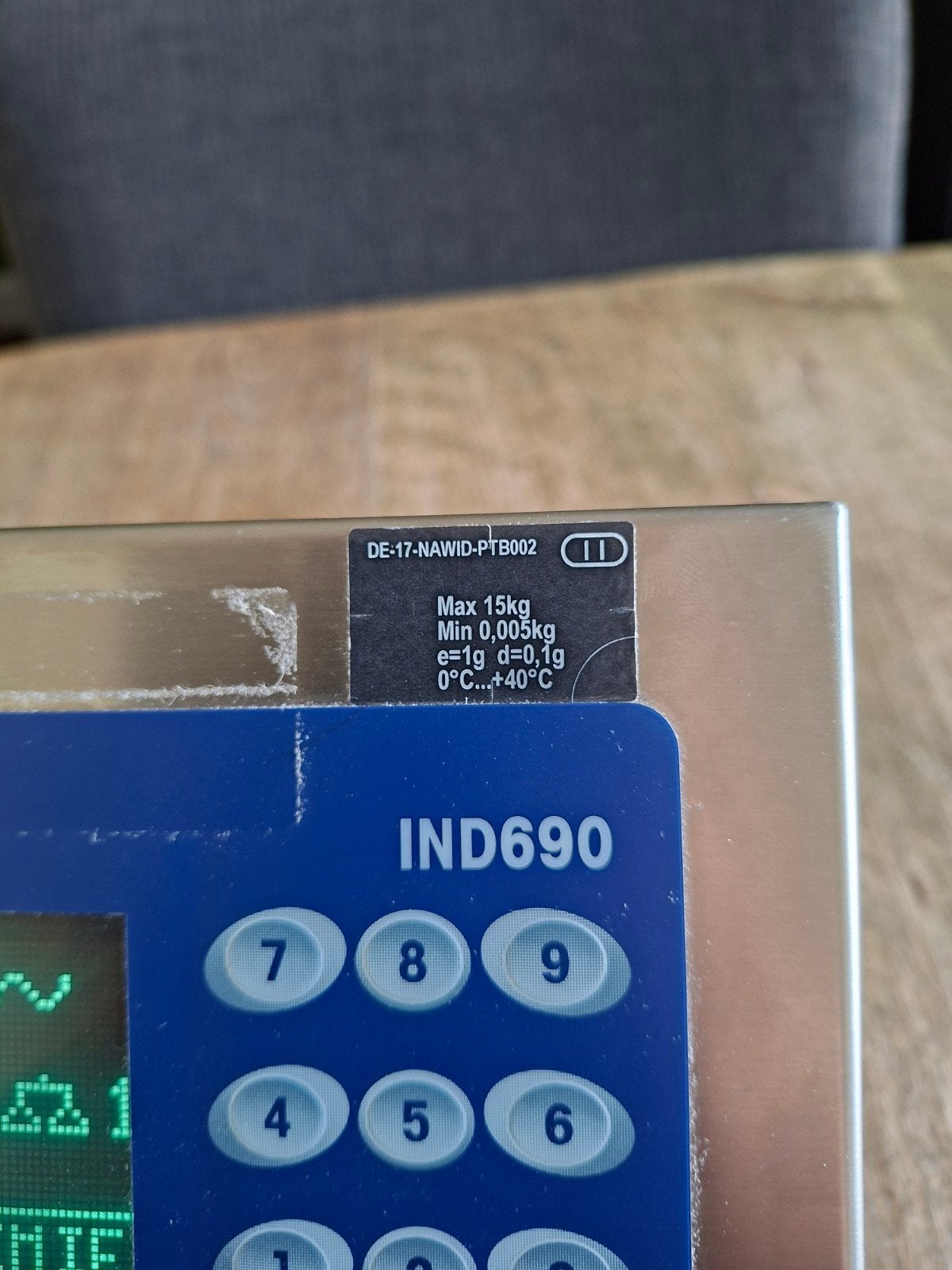 Mettler Toledo IND690 Precisieweegschaal 15kg, Ophalen, Zo goed als nieuw, Precisieweegschaal, Minder dan 50 kg