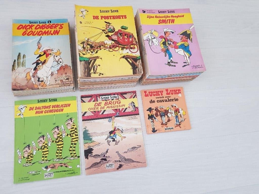 Lucky Luke, Boeken, Stripboeken, Gelezen, Meerdere stripboeken, Ophalen of Verzenden