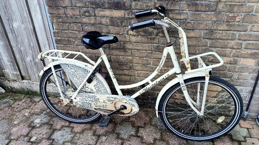 Meisjesfiets 24 inch, Fietsen en Brommers, Fietsen | Meisjes, Ophalen, Gebruikt, Terugtraprem, 24 inch